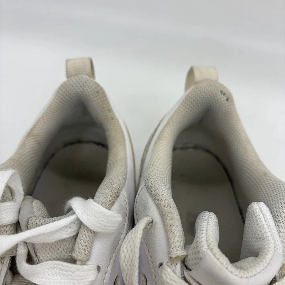Nike Youth 7 7Y Athletic Shoes Court Borough Low Recraft All White BQ5448-100